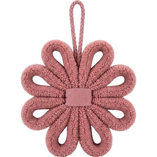 Mjvbf Chenille Loop Rosette Bath Ball Dusty Rose - Product view
